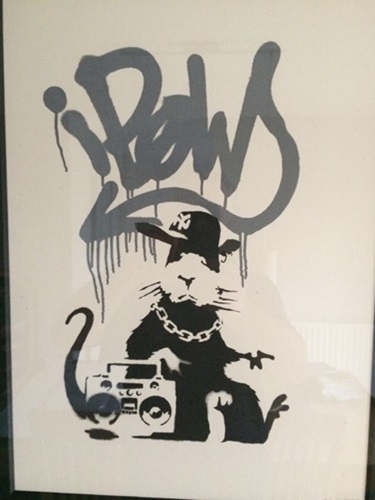 Gangsta Rat (Dark Grey Artist Proof) by Banksy