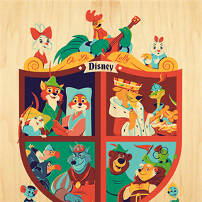 Robin Hood (Wood Veneer Variant) by Dave Perillo