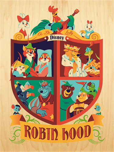 Robin Hood (Wood Veneer Variant) by Dave Perillo