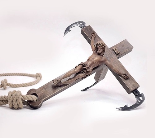 Crucifix Grappling Hook (First Edition) by Banksy