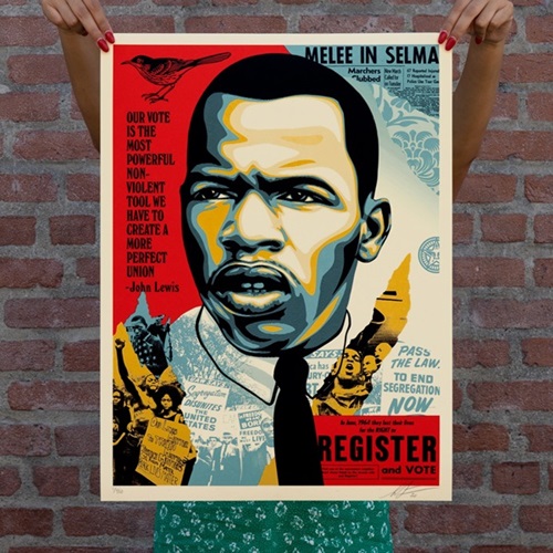 John Lewis - Good Trouble  by Shepard Fairey