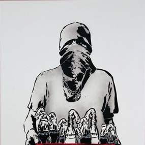 Molotov (Spraypaint On White) by Icy And Sot