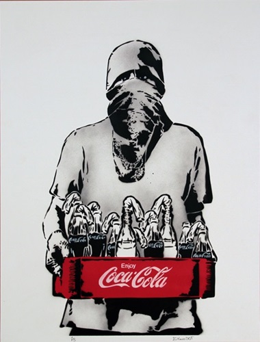 Molotov (Spraypaint On White) by Icy And Sot