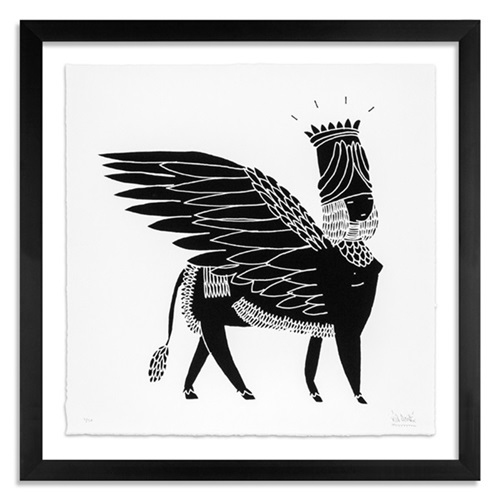 Sphinx (Black On White) by Kid Acne