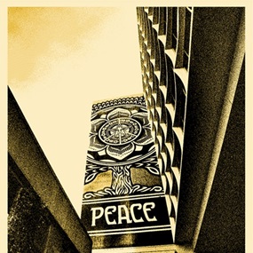 Covert To Overt - Peace Tree (Gold Edition) by Shepard Fairey