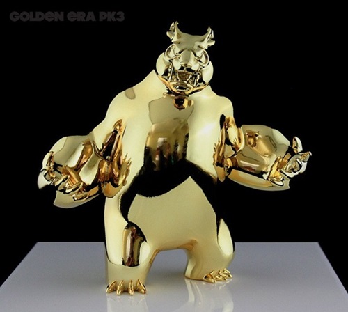 Panda King 3 (Golden Era Colourway) by Angry Woebots