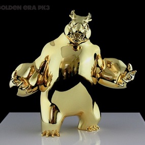 Panda King 3 (Golden Era Colourway) by Angry Woebots