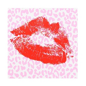 Kiss (Red With Leopard) by Sara Pope