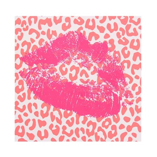 Kiss (Pink With Leopard) by Sara Pope