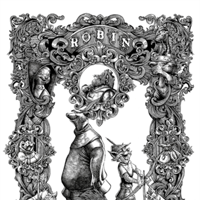 Robin Hood (B&W) by Mark Chilcott