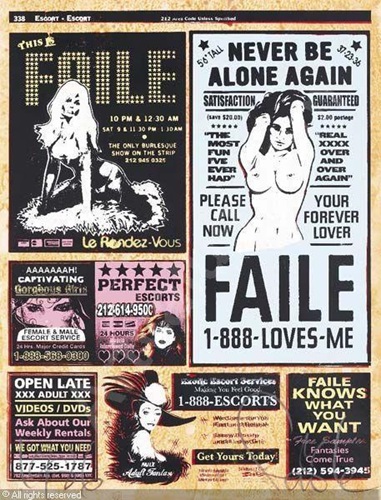 Yellow Pages (II) by Faile
