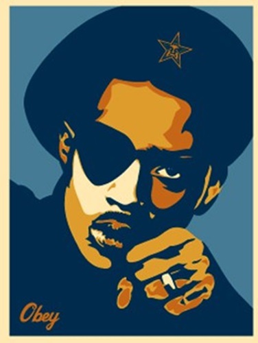 Slick Rick (Blue) by Shepard Fairey