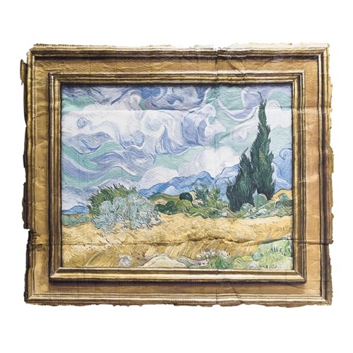 Vincent Van Gogh. "Wheat fields with cypresses"  by Julio Anaya Cabanding