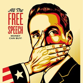 Pay Up Or Shut Up by Shepard Fairey