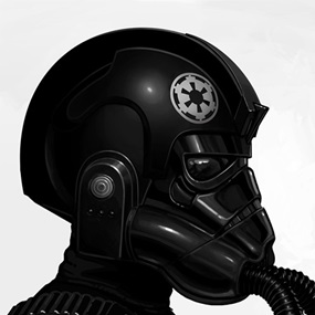 Tie Fighter Pilot by Mike Mitchell