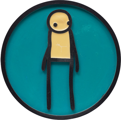 Plaque (Heritage Blue) by Stik