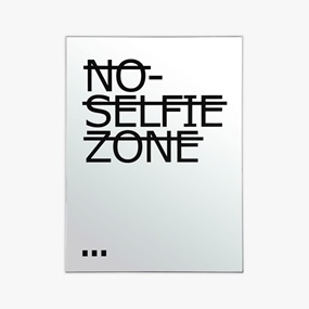 No Selfie Zone (Mirror) by Rero