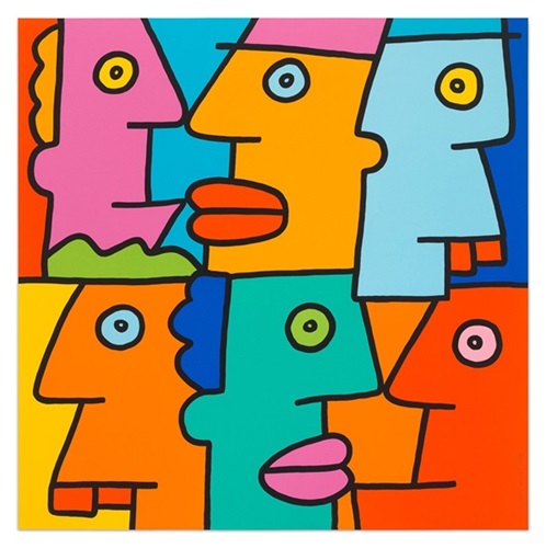 We Are All Part Of A Big Vision And We Know It  by Thierry Noir