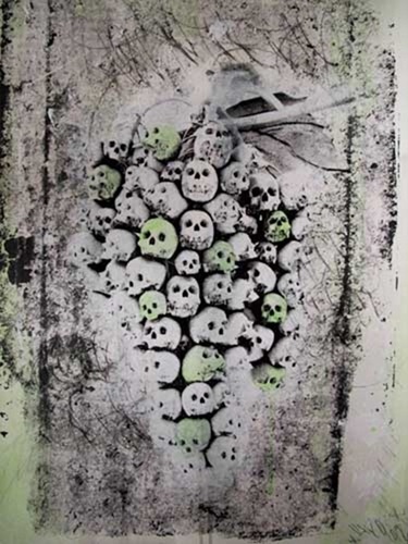 Almost Green Skullz  by Ludo