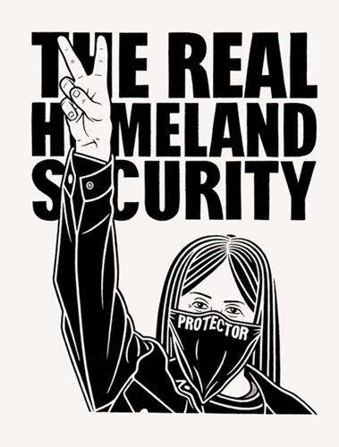 Real Homeland Security (Cream) by Mike Giant