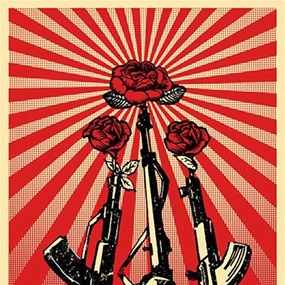 Guns And Roses by Shepard Fairey
