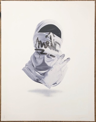Shirt Mask VII (White) by Nuno Viegas