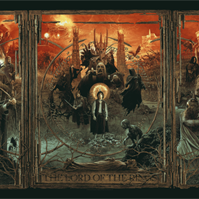 The Lord Of The Rings Triptych (Variant) by Gabz