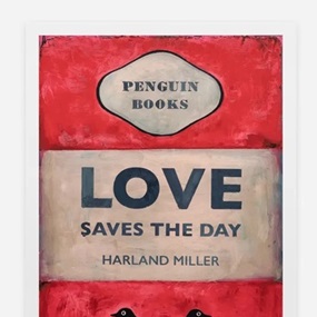 Love Saves The Day by Harland Miller