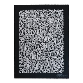 Los Angeles And Beyond (Silver On Black) by Defer