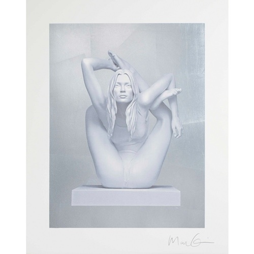 Sphinx (Silver Leaf) by Marc Quinn
