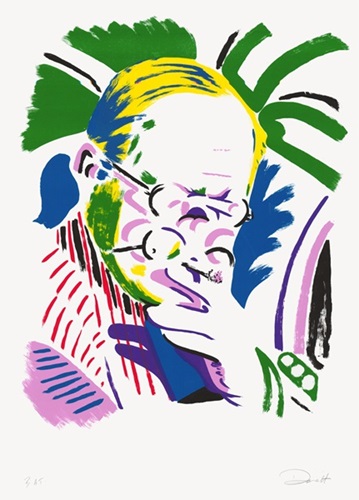 David Hockney (Paradox Portrait)  by Darren Coffield