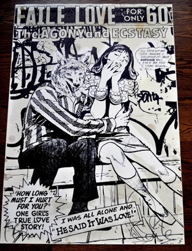 The Agony And Ecstasy (In Shimmering Blue) by Faile
