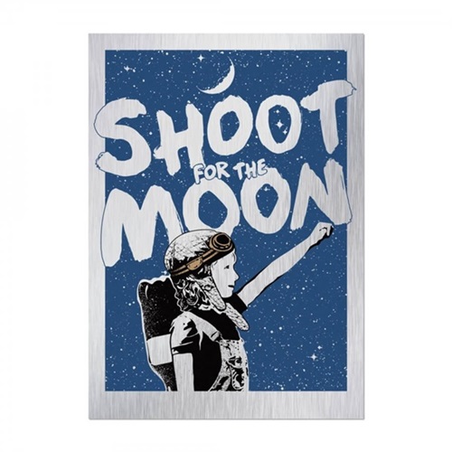 Shoot For The Moon (Aluminium) by Nme