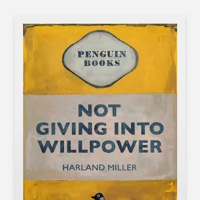 Not Giving In To Willpower by Harland Miller
