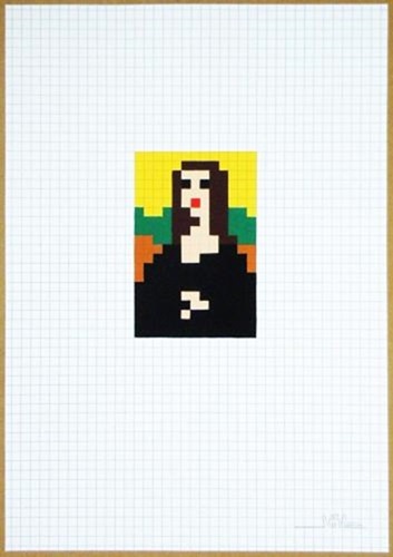 Low Res Mona Lisa  by Space Invader
