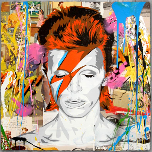Bowie (HPM) by Mr Brainwash