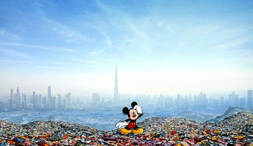 Dubai Landfill Mickey  by Jeff Gillette