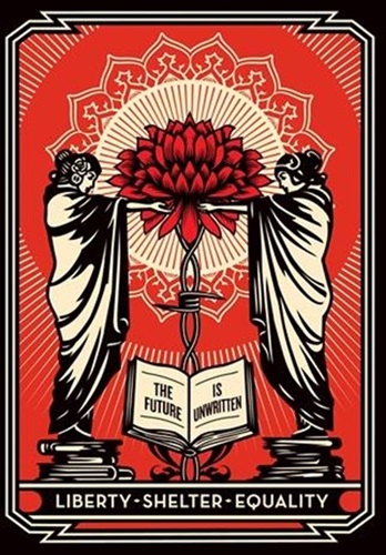The Future Is Unwritten  by Shepard Fairey