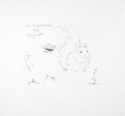 No Substitute For Your Love  by Tracey Emin
