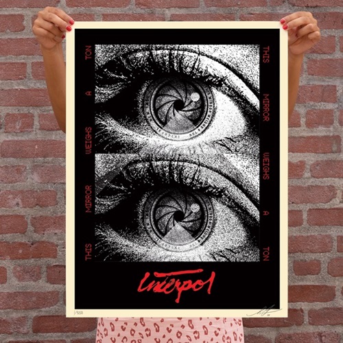 This Mirror Weighs A Ton (Interpol)  by Shepard Fairey