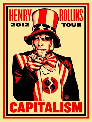 Rollins Capitalism  by Shepard Fairey