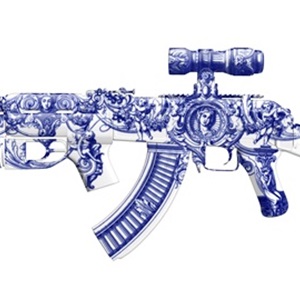 Delft AK-47 by Magnus Gjoen Editioned artwork | Art Collectorz
