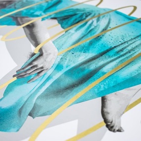 Escape (Turquoise - Gold Leaf) by Snik