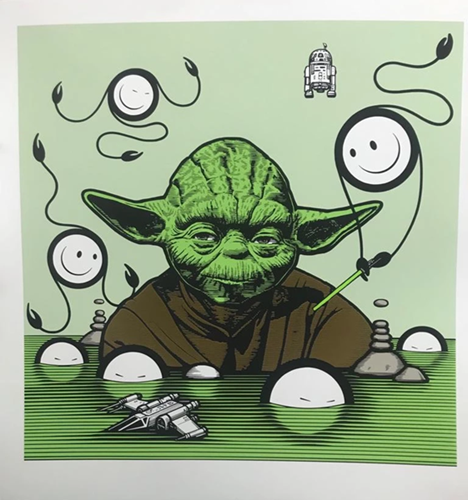 Yoda At Sea (With Flocking) by The London Police
