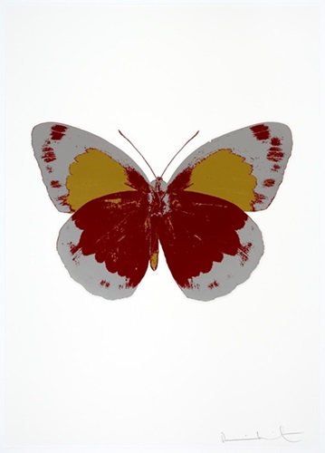 The Souls II (Chilli Red / Silver Gloss / Oriental Gold) by Damien Hirst