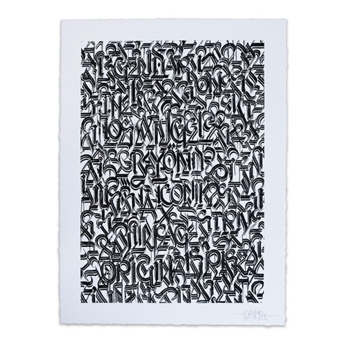 Los Angeles And Beyond (Black On White) by Defer