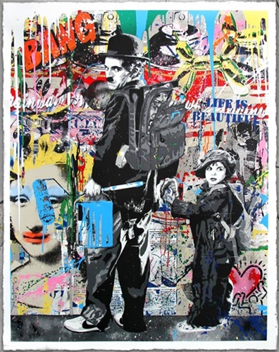 Just Kidding  by Mr Brainwash