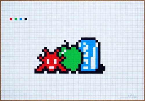 Still Life With Pocari Can  by Space Invader