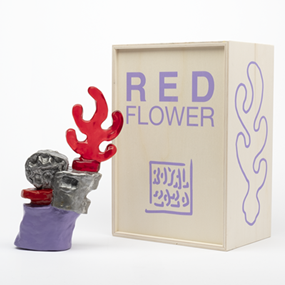 Red Flower (Purple - Red Flame) by Royal Jarmon