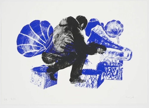 Blue & Black  by Hurvin Anderson